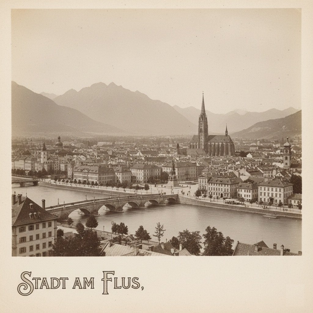 remake of oldtime photo postcard