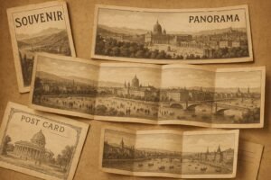 Panoramas in Early Tourism | Souvenirs, Postcards & Travel Culture